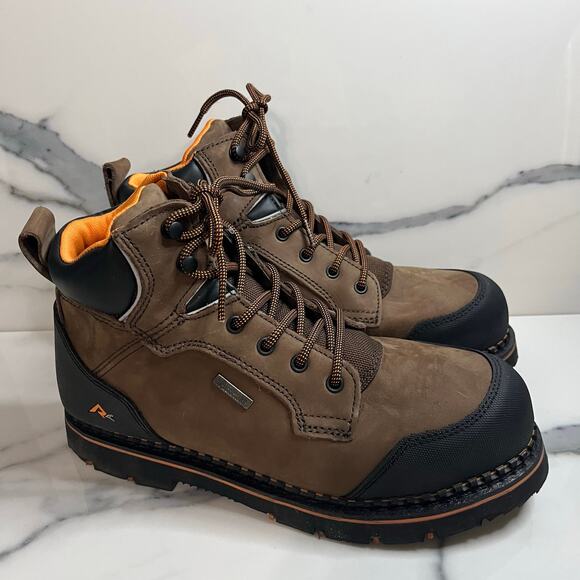 Ridgecut RCT002TS Toughwear Leather Steel Toe Waterproof Work Boots Size 10 - Picture 2 of 9